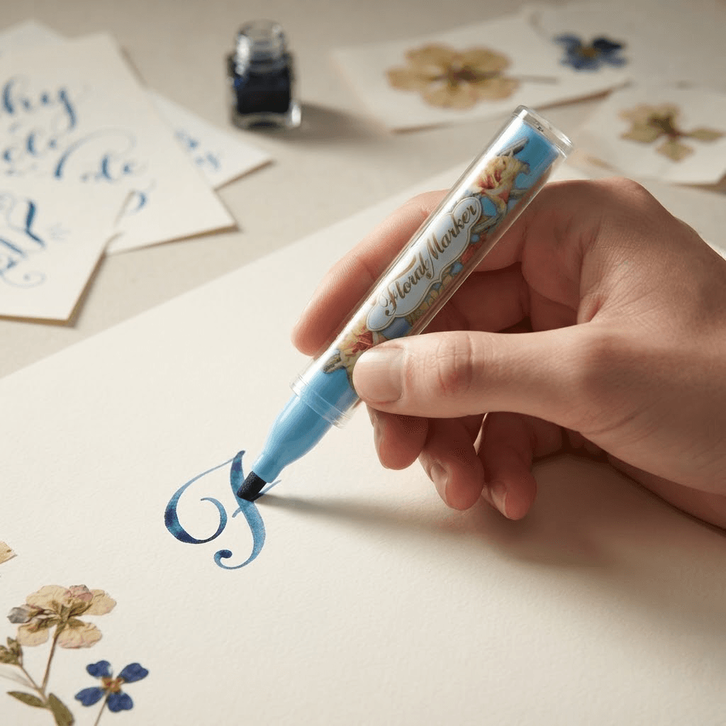 Marker metalik Sky blue