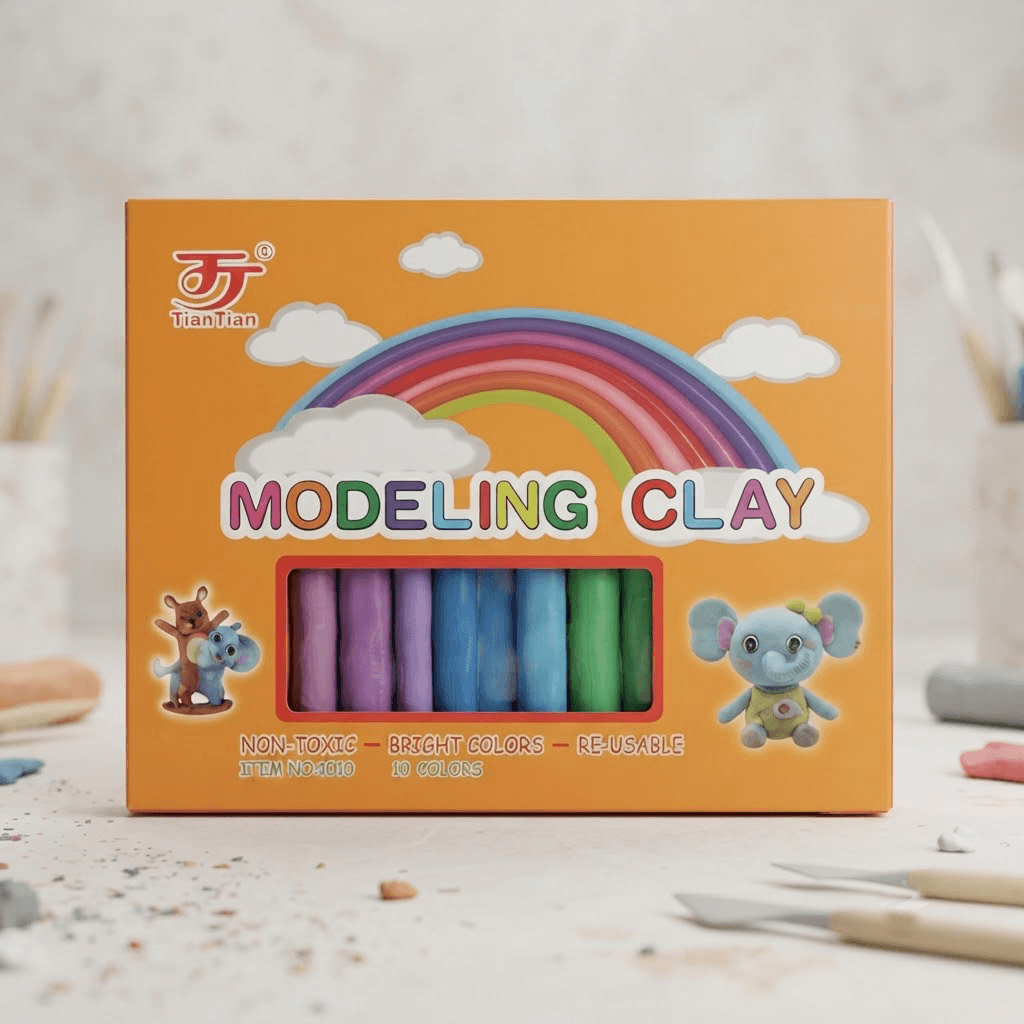 Plastilin 10-renkli Modeling clay Tiantian 1010