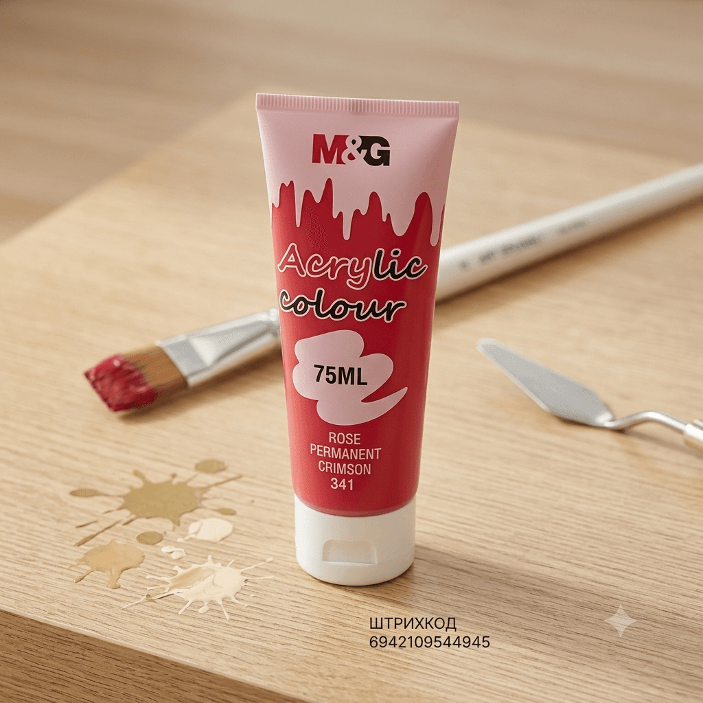 Kraska acrylic 75ml M&G rose permament crimson 341