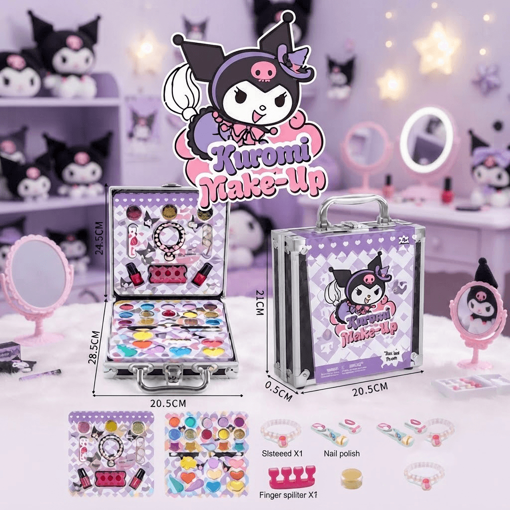 Gyzlar üçin Make up Set Çemodan Kuromi 2023-1K