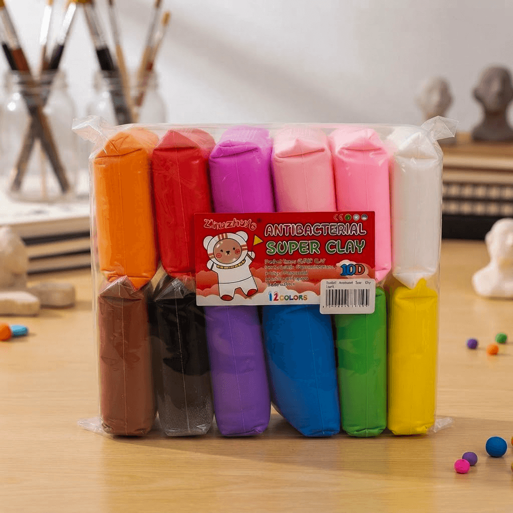 Pastilin Antibakretial Super Clay 12pcs