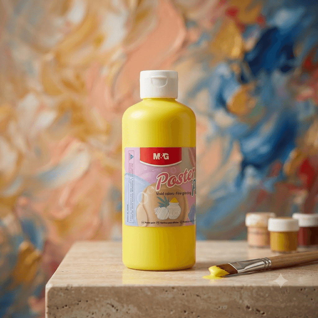 Kraska Poster Paint 500ml M&G lemon yellow