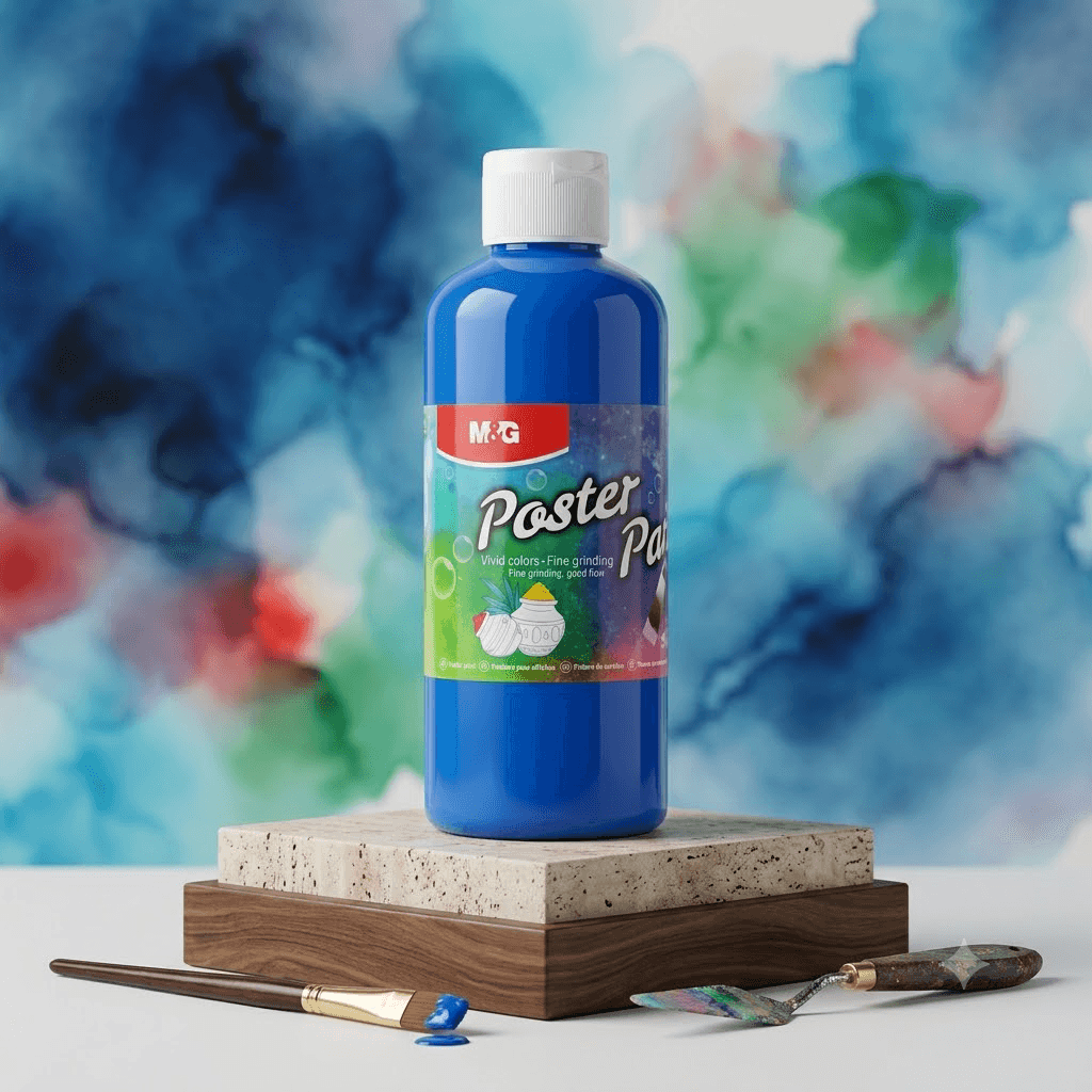 Kraska Poster Paint 500ml M&G blue