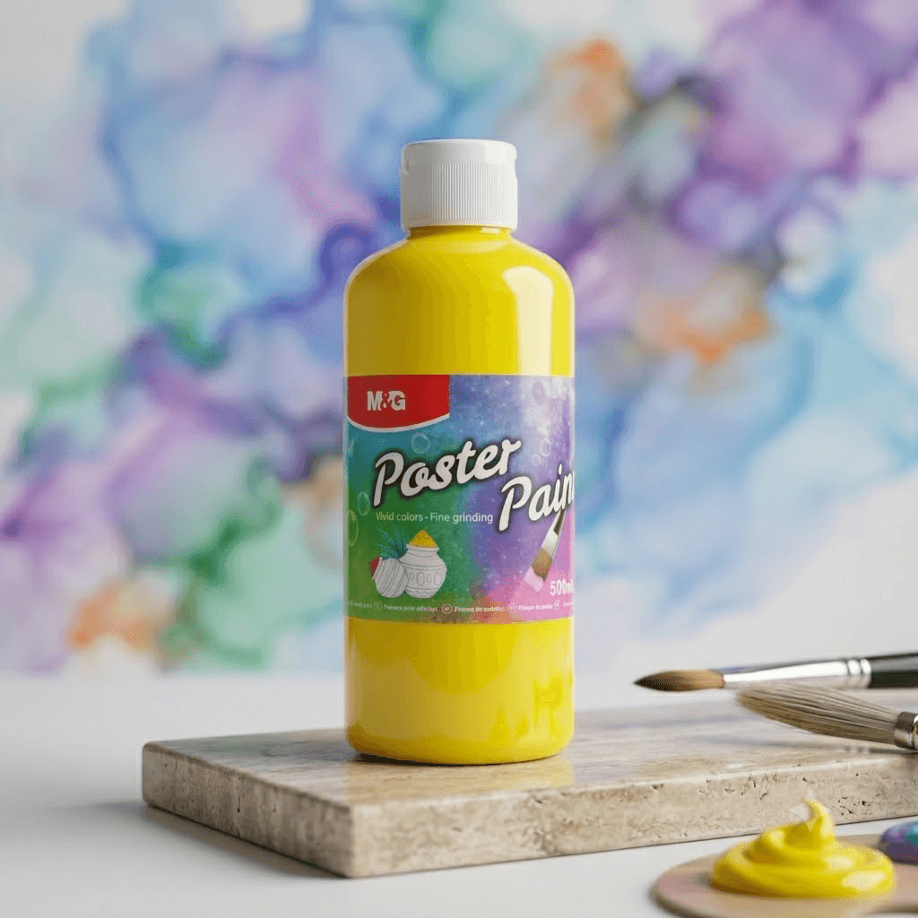 Kraska Poster Paint 500ml M&G yellow