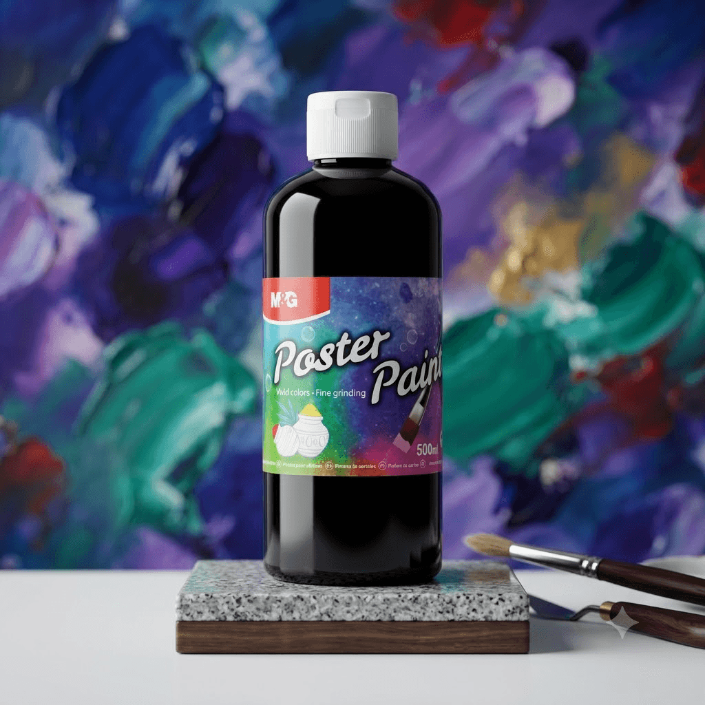 Kraska Poster Paint 500ml M&G black