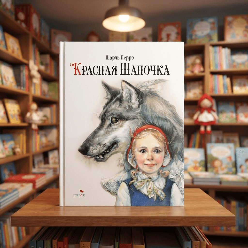 Книга "Красная шапочка" Шарль Перо