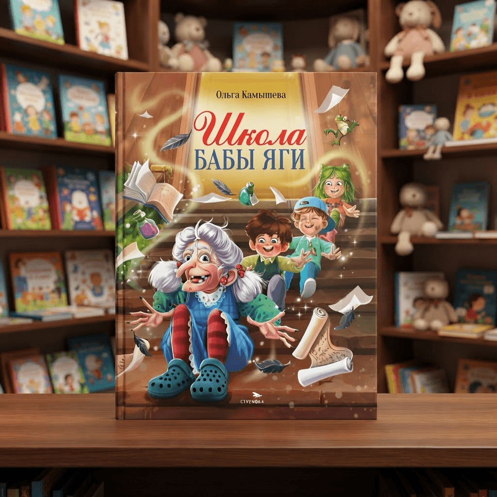 Книга Сказка про бабу ягу "Школа бабы яги" Ольга Камышева