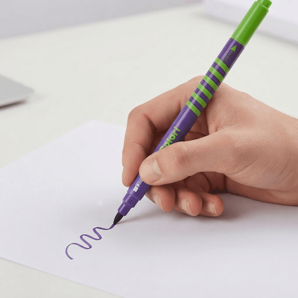 Marker MoColori Grape Purple+Neon Green
