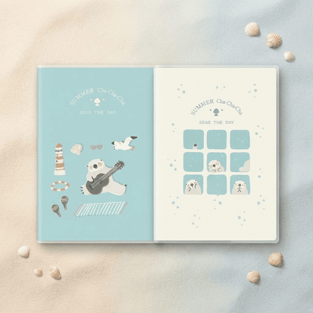 Blaknot B5 plastik "Summer" 72 list liniýa (12/48) — 3