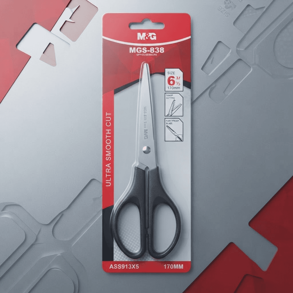 Gaýçy ekonom 170mm Gara (12/144)