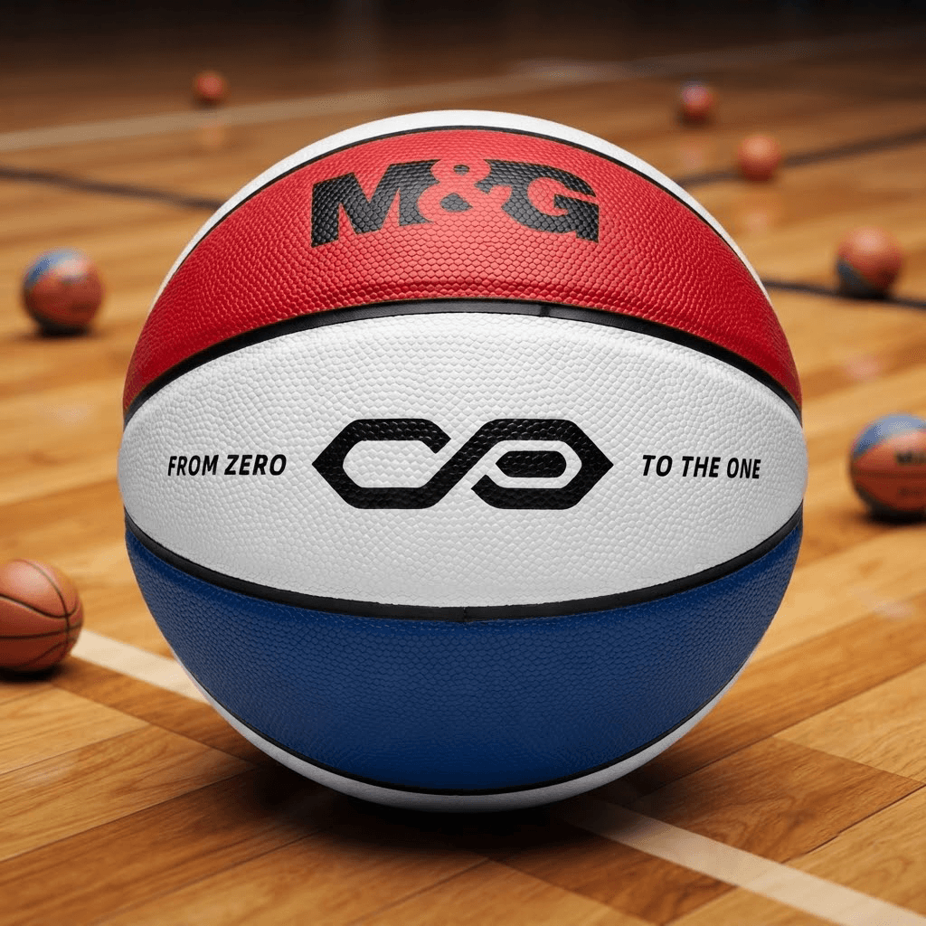 Basketbol top reňkli PU razmer 5 (18)