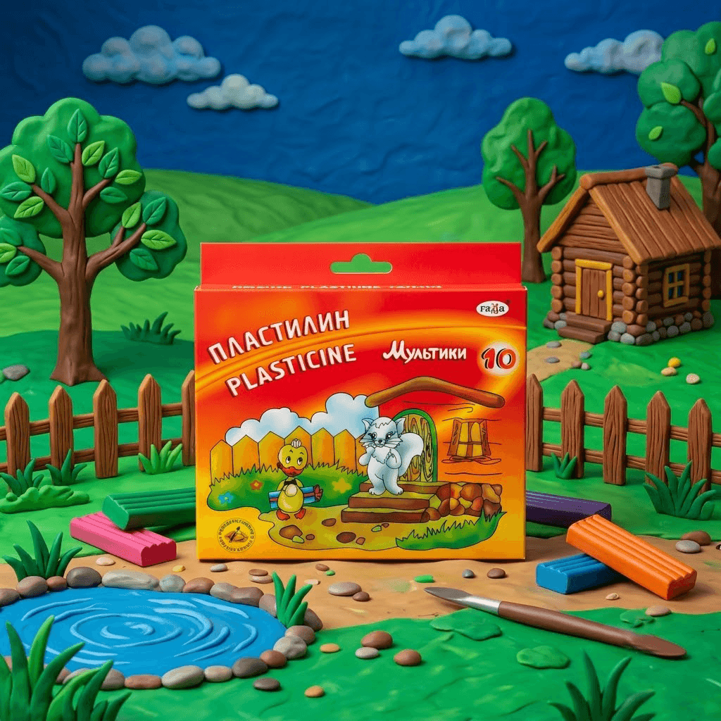 Plastilin 10-renkli Multiki GAMMA MD