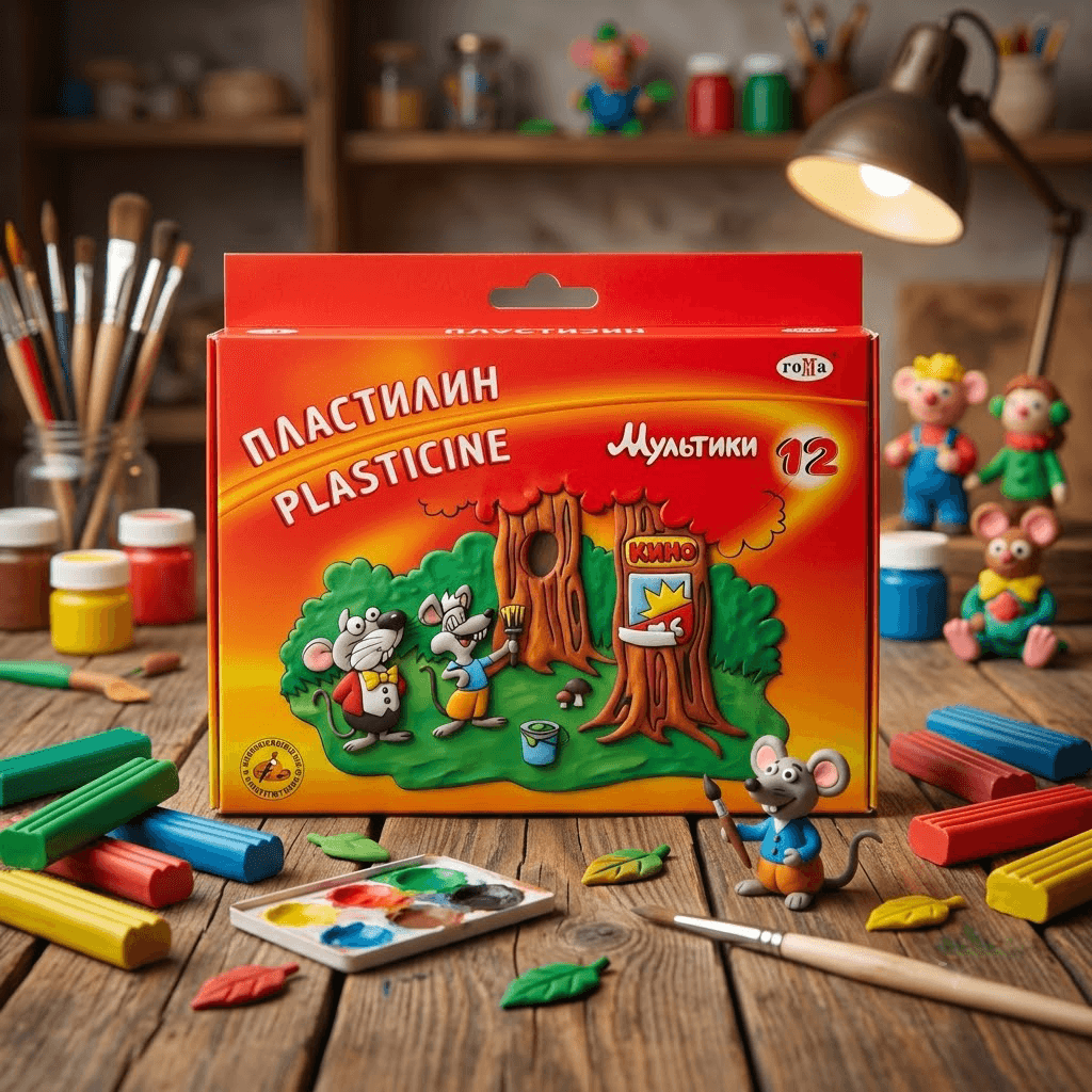 Plastilin 12-renkli Multiki GAMMA MD