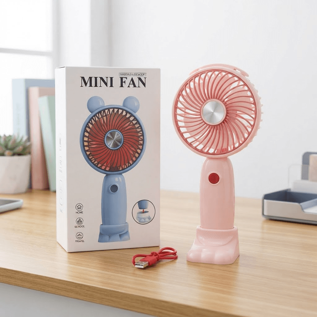 Wentilýator MINI FAN Handheld & Desktop HK59-22