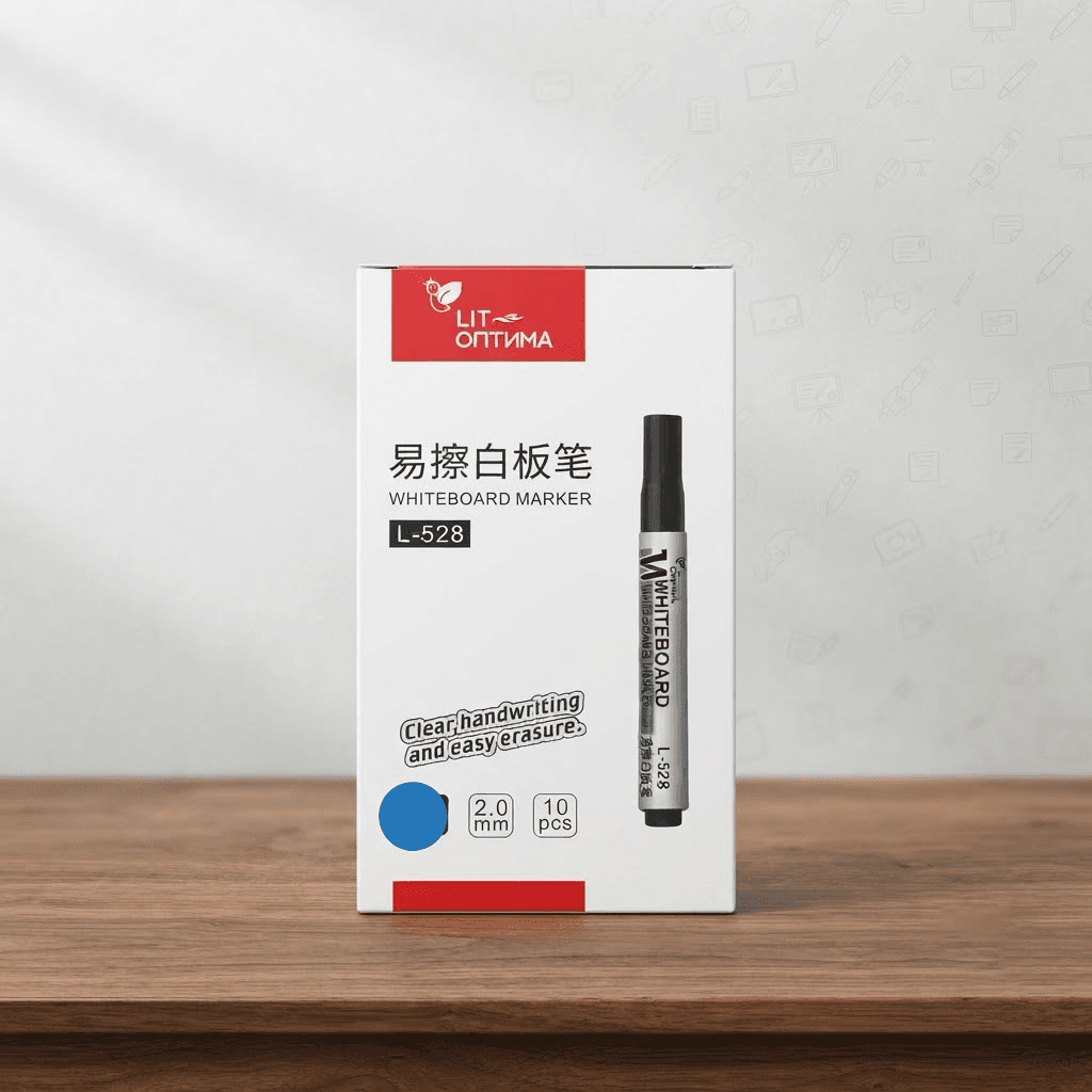 whiteboard marker LIT OPTIMA L-528 gok gara gyzyl — 3