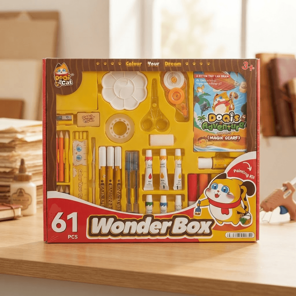 Surat cekmek ucin nabor 61pcs Wonder Box