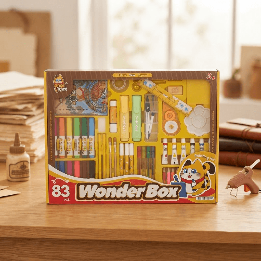 Surat cekmek ucin nabor 83pcs Wonder Box