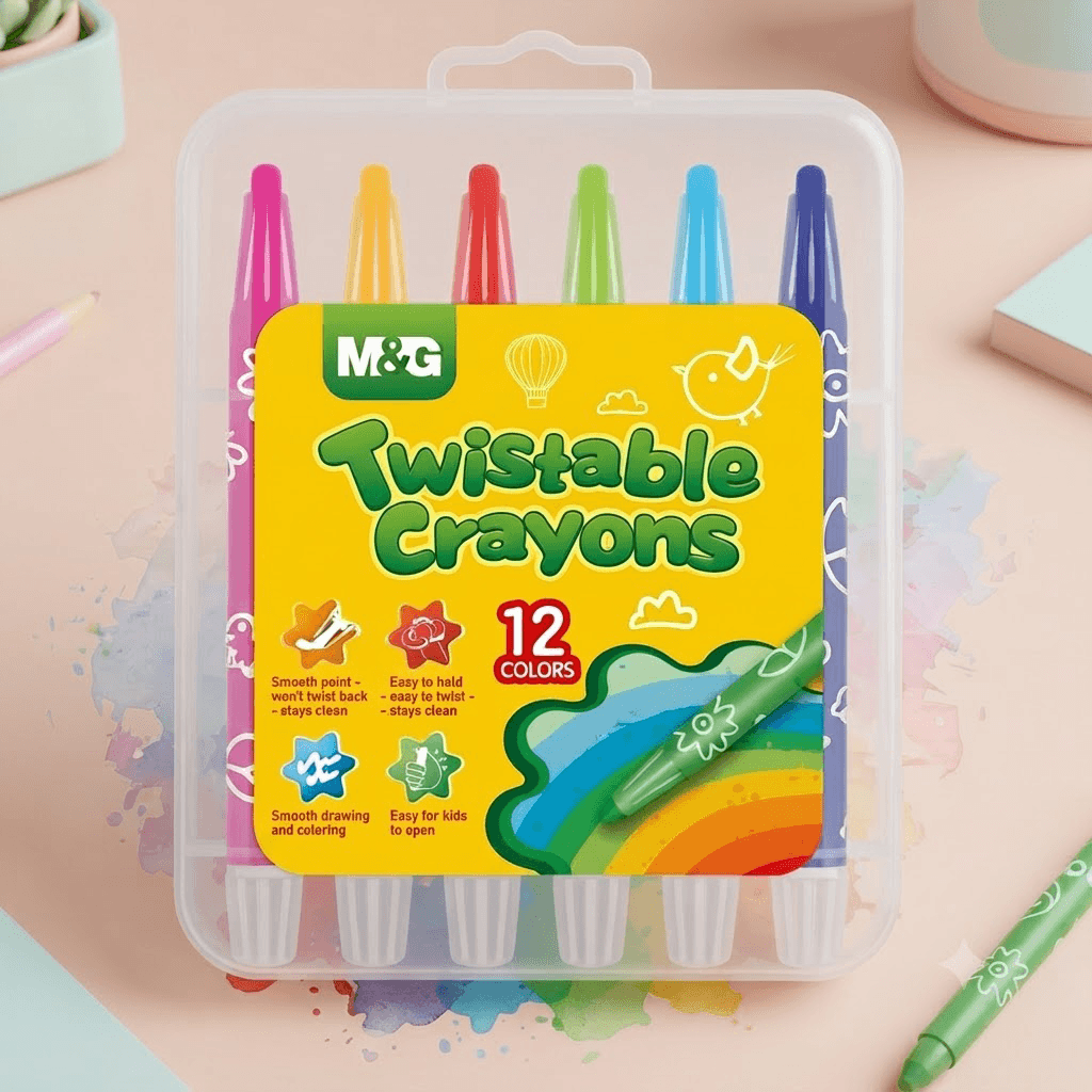Crayon towlanýan 12 reňk (10/180)