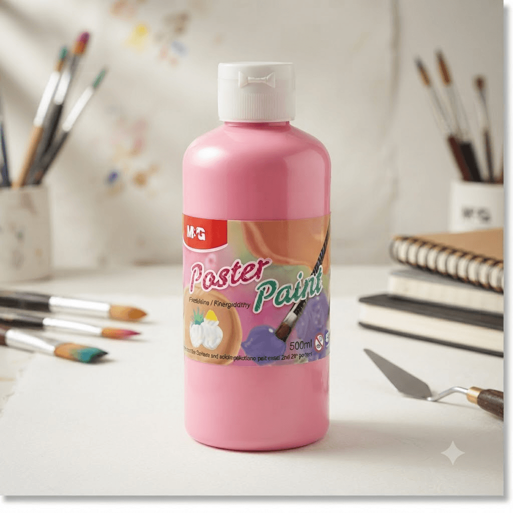 Kraska Poster Paint 500ml M&G light pink