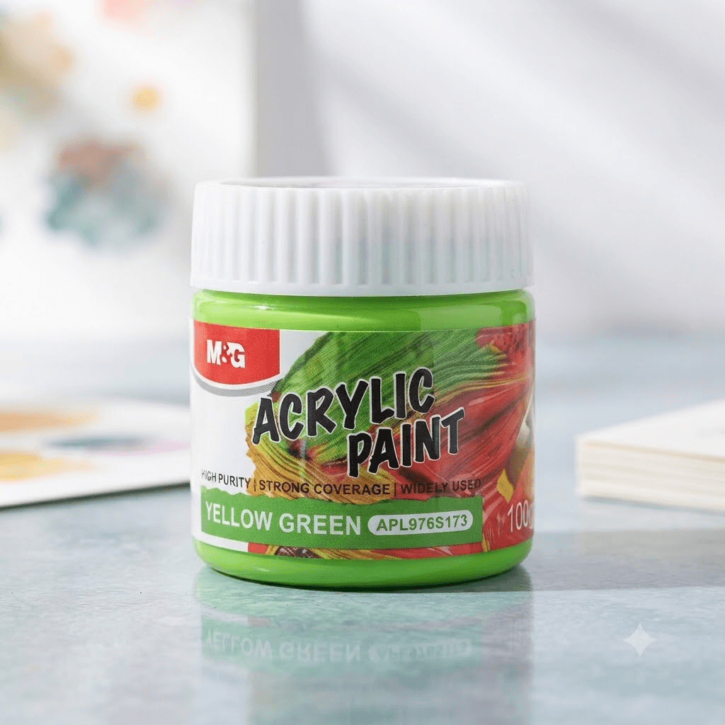 Kraska acrylic 100ml M&G yellow green