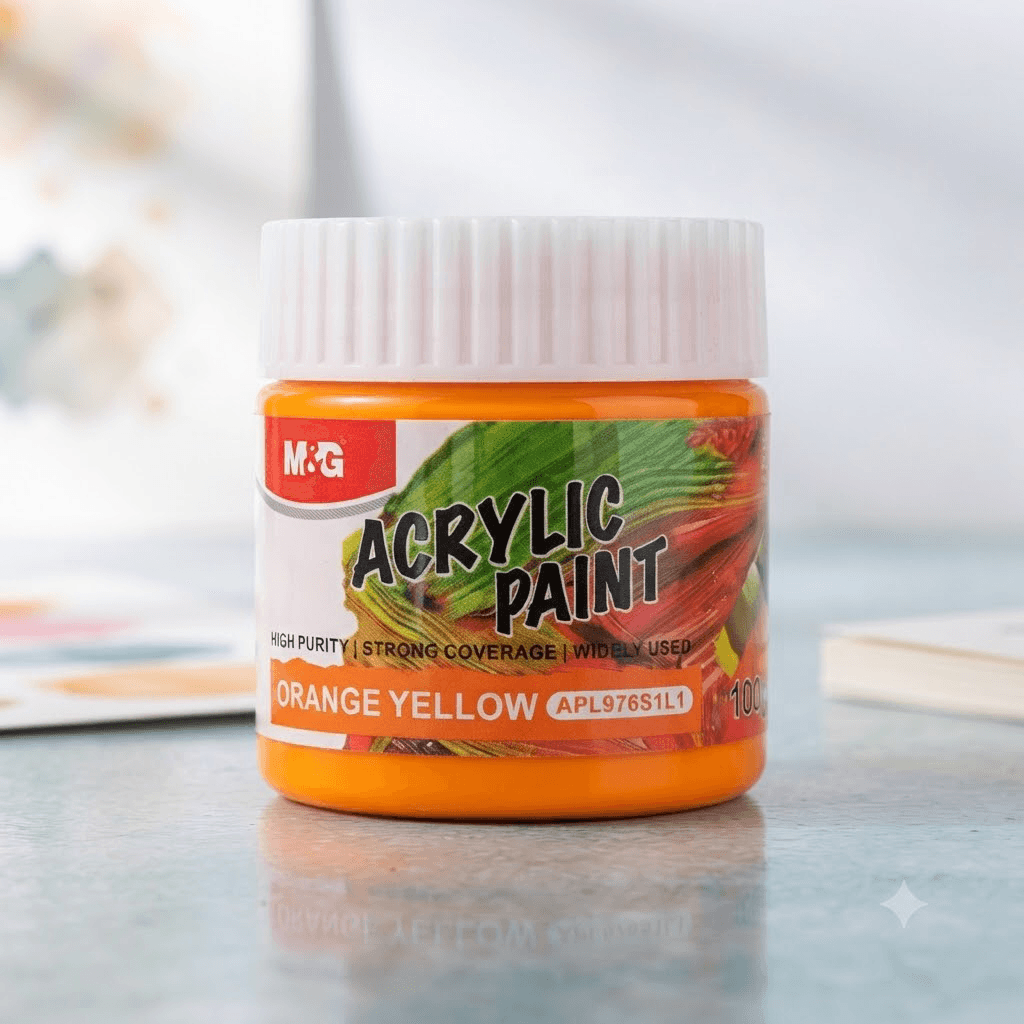 Kraska acrylic 100ml M&G orange yellow