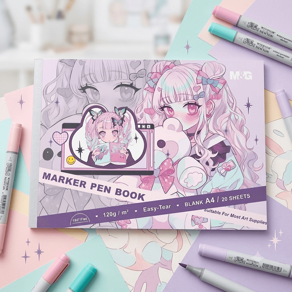 Sketçbook A4 "Pink Fantasy" 20 list (12/168)