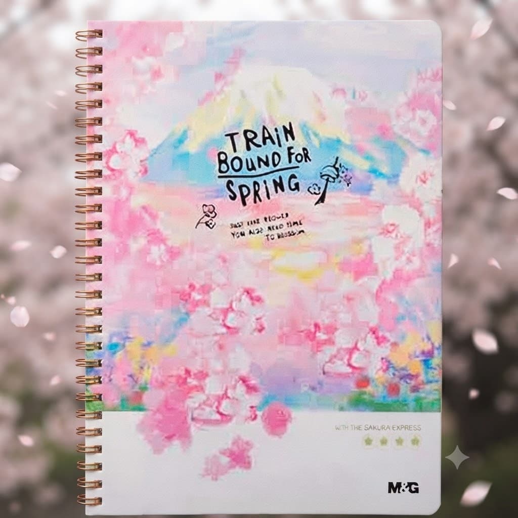 Blaknot B5 spiral "Sakura Time" 60 list liniýa (48/96) — 3