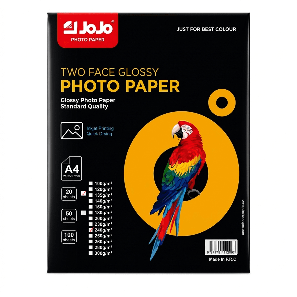 Surat kagyzy A4 240g 20 list iki tarap glossy JOJO