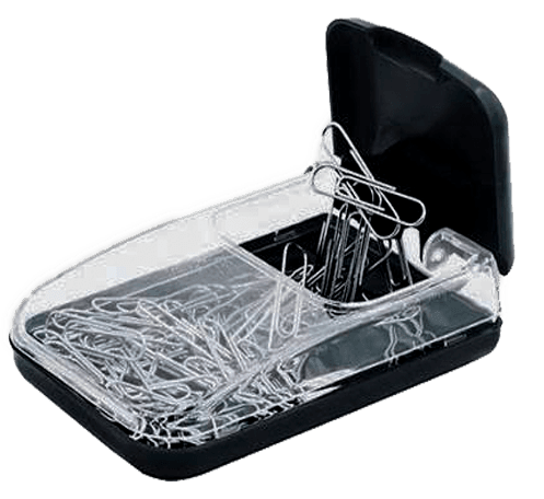 Deli 988 Clip box skrepka podstawka
