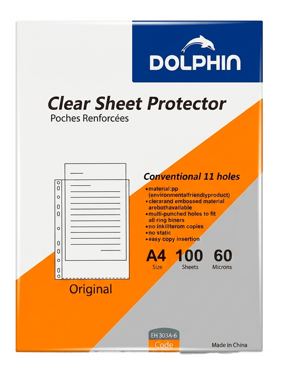 Fayl Dolphin A4 60mic 100sheets EH303A-6
