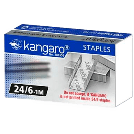 Skoba Kangaro staples 24/6-1m, 6mm 1000pcs 20boxes Hytay