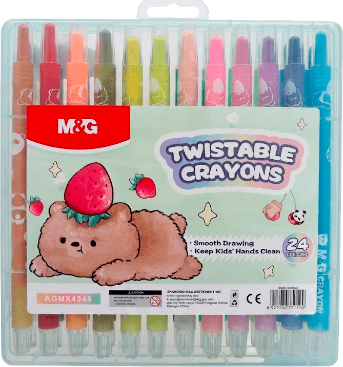Crayon towlanýan 24 reňk "Bear" (12/72)