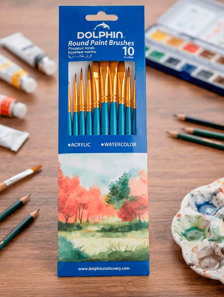 Kistocka Dolphin 10brushes RPB0664