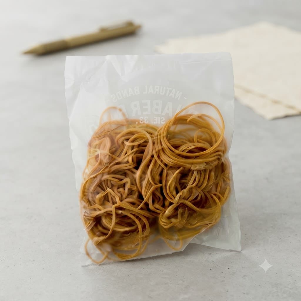 Pul ucin rezin Rubber band sary