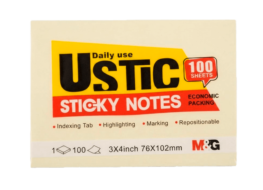 Zametka 76x76 "USTIC" 100pcs (1/16/320)