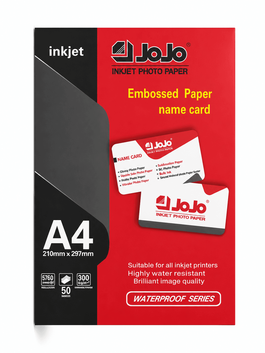 A4 wizitka kagyzy embosed paper