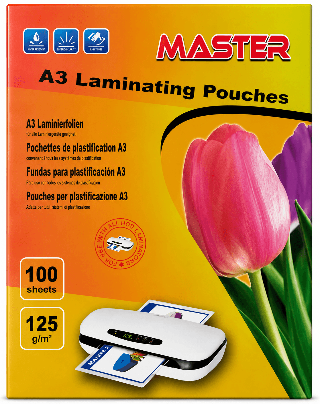 Master+Plus A3 125 mik Laminat üçin plýonka